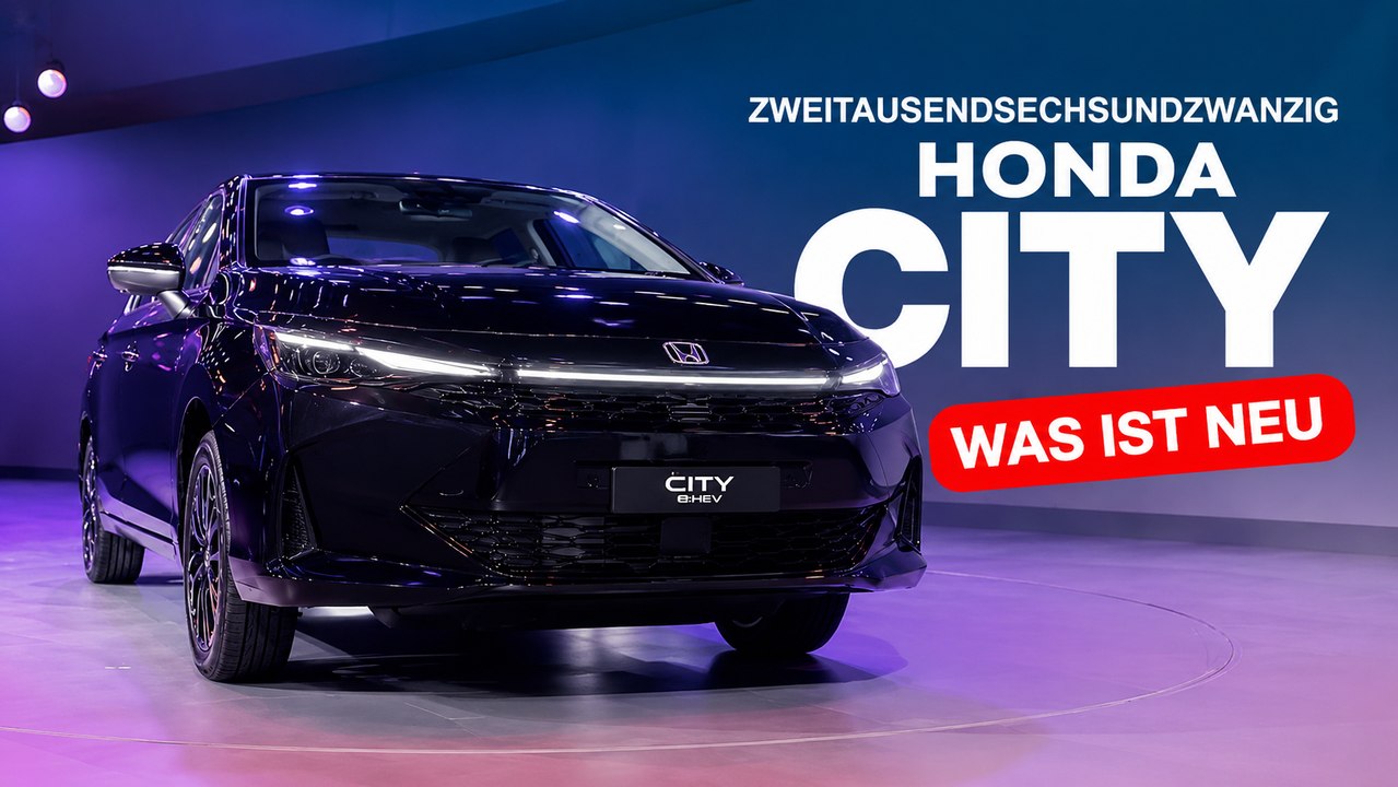 Facelift für den Honda City 2026 offiziell vorgestellt
