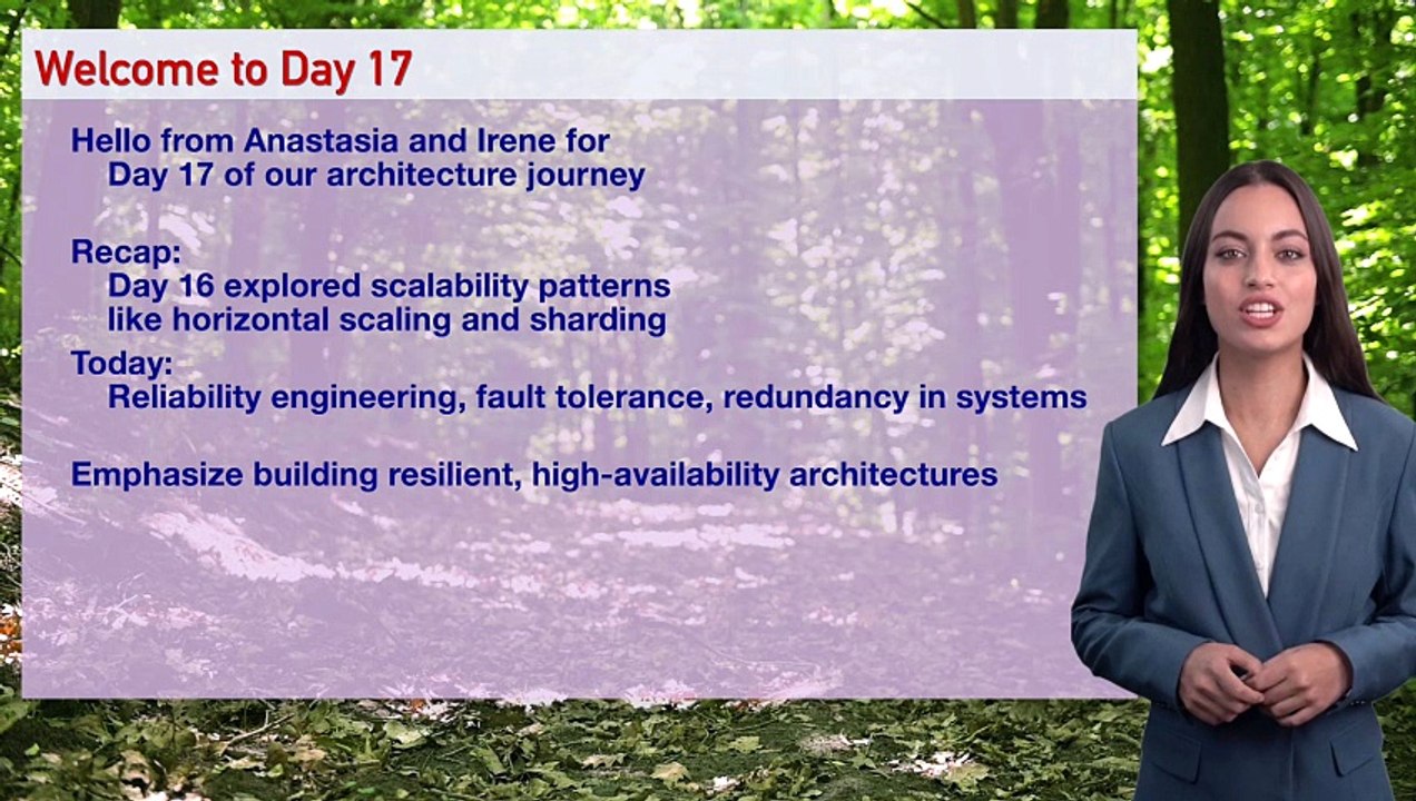Architecture Day 17: Reliability Engineering