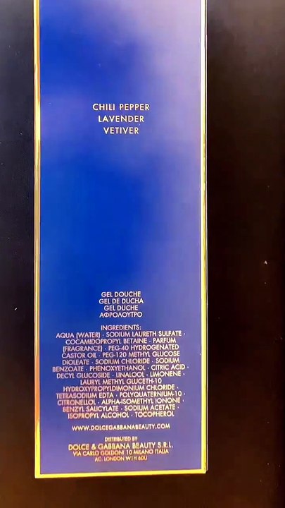 Discovering Dolce & Gabbana Shower Gel ✨ Luxury Packaging Experience | My Perspective #controlsam