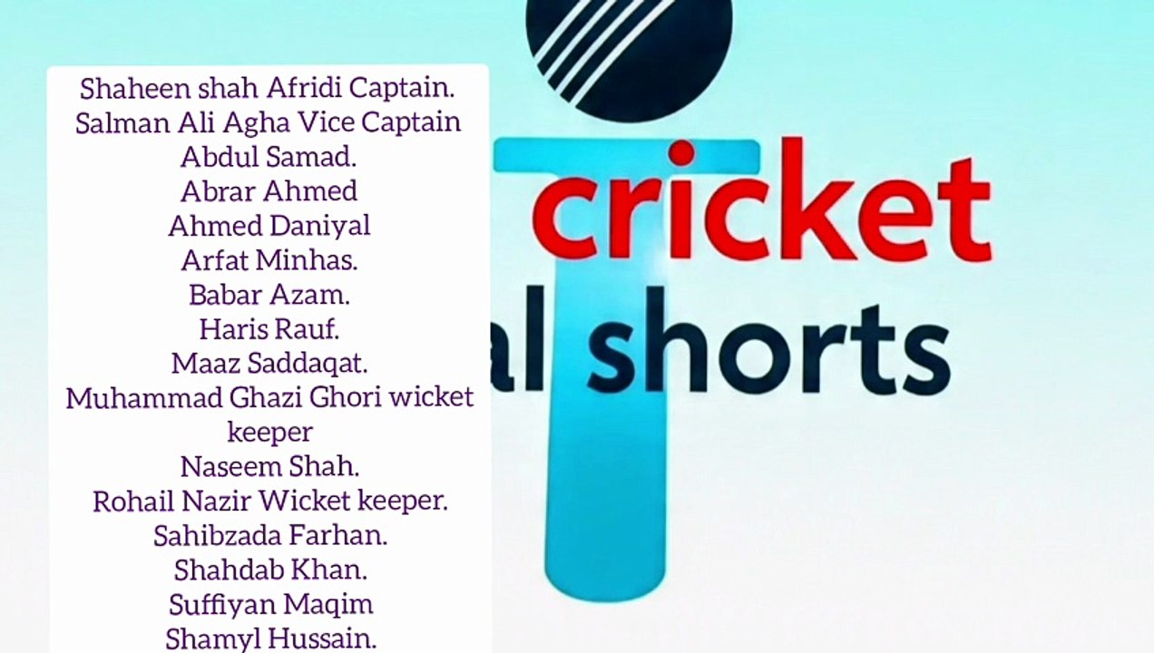 Pakistan ODI 16 Members Squad for Series against Australia 2026announced by PCB|