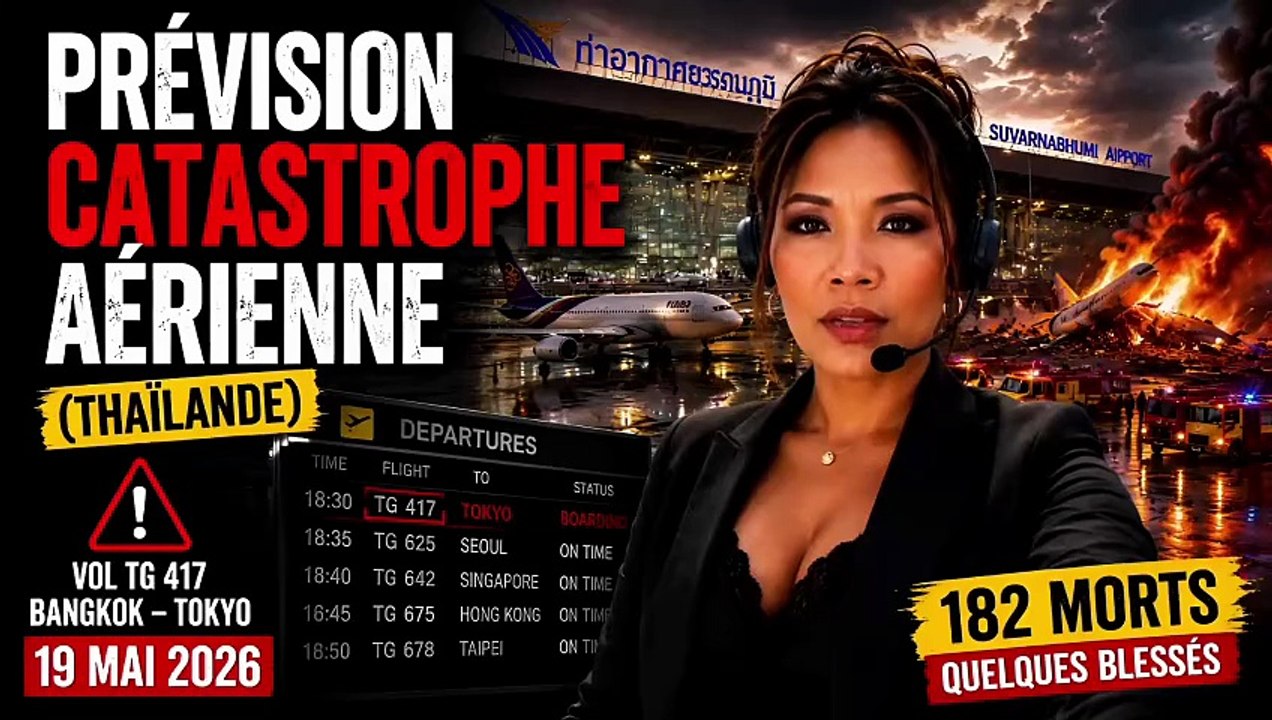 Prévision catastrophe aérienne Thaïlande (musique générée par IA texte ...