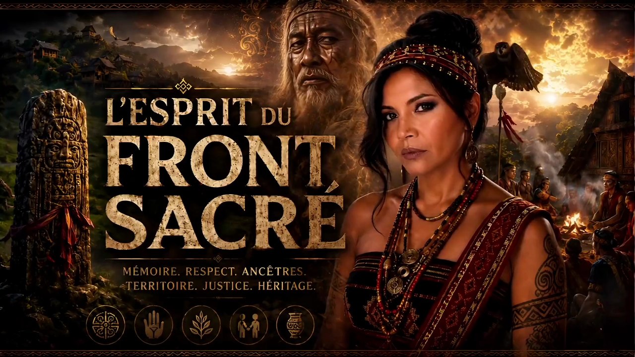 L’Esprit du Front Sacré (musique générée par IA texte et voix-off Neary)
