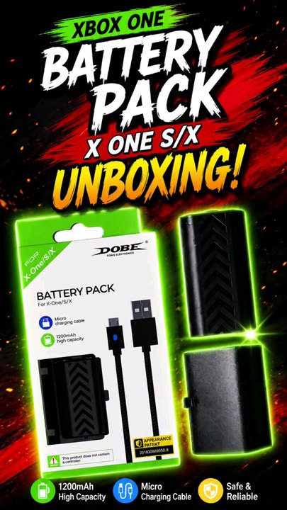Unboxing Dobe Xbox One S/X Battery Pack