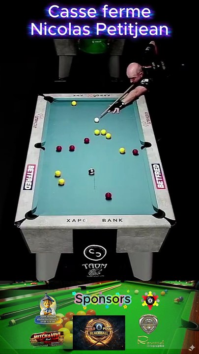 Casse ferme Nicolas Petitjean #8ballpool #8ball #8pool #blackball #billard #pourtoi #fyp