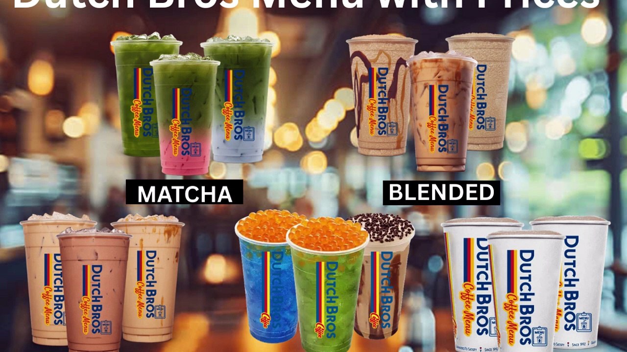 dutch bros menu