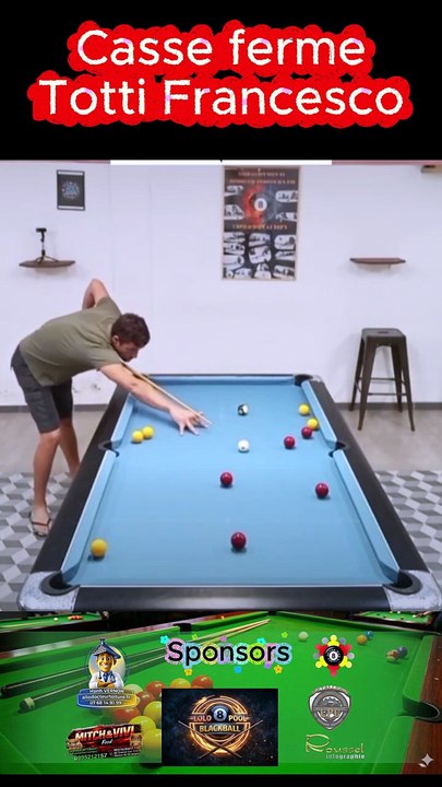 Casse ferme Totti Francesco #8ballpool #8ball #8pool #blackball #billard #pourtoi #fyp
