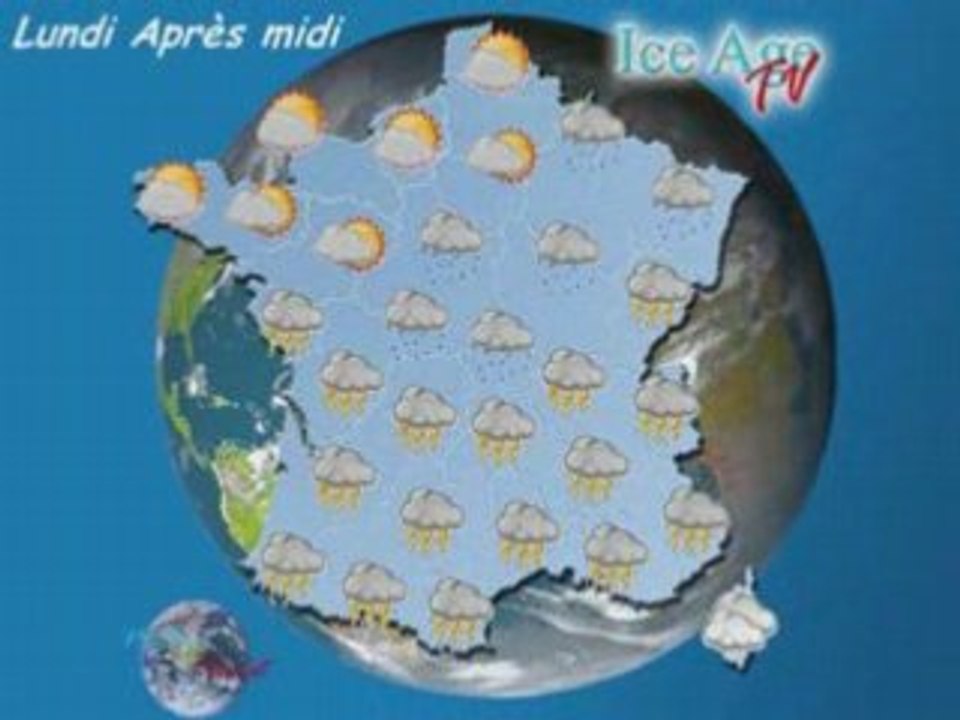 Meteo du Lundi 16 juin 2008