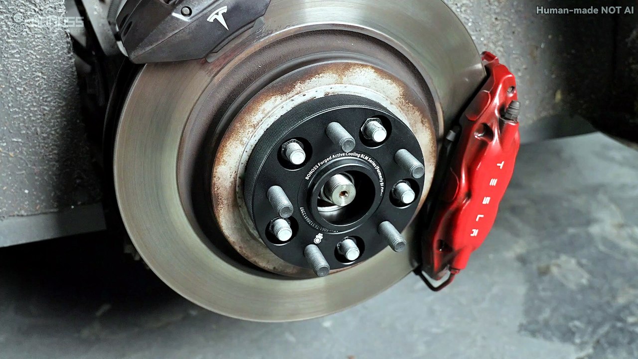 BEST Tesla Model S Spacers: Hub-Centric vs. Lug-Centric & Active Cooling - BONOSS Tesla Parts