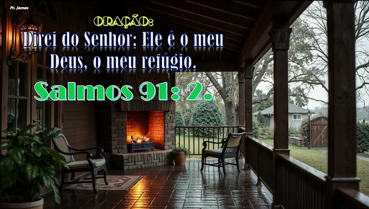ORAÇÃO:  Direi do Senhor: Ele é o meu Deus, o meu refúgio. Salmos 91: 2.