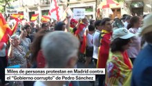 PP y Vox, en la marcha contra Sáncehz en Madrid: "Hará lo legal e ilegal para no respetar la volutad popular"