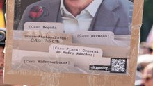 Miles de personas se manifiestan en Madrid contra Sánchez
