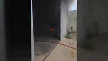 전남 영암 철근 제조공장 화재..."다친 사람 없어" / YTN