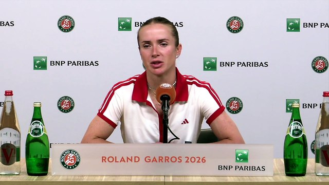 Roland-Garros 2026 - Elina Svitolina : Ça va être un Roland-Garros spécial pour nous avec Gaël (Monfils)