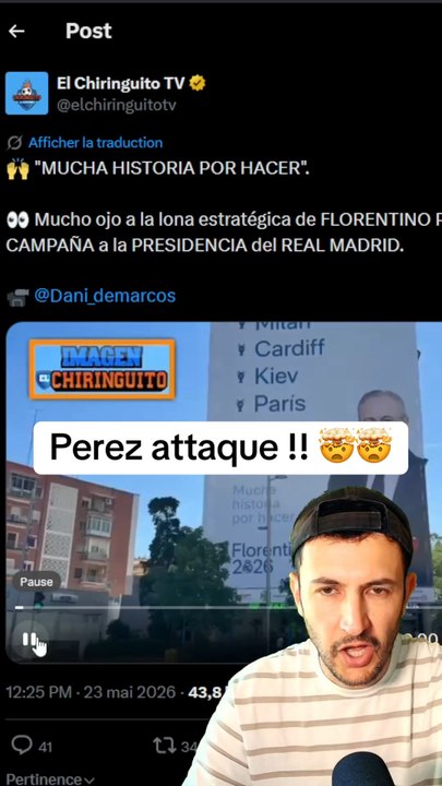 🔥Un Perez attaqué est un Perez dangereux ! #realmadrid #real #florentinoperez