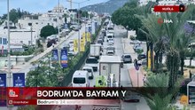 Bodrum'a 24 saatte 20 bin araç giriş yaptı