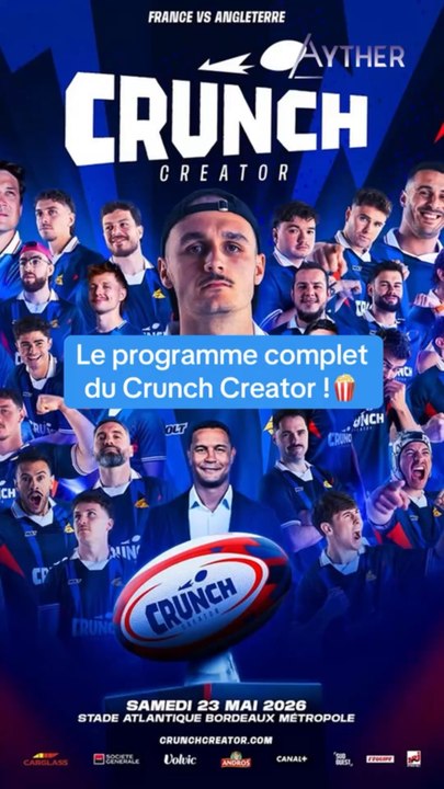 Le programme complet du Crunch Creator 2026 ! #crunchcreator #rugby #djaysoncaravane