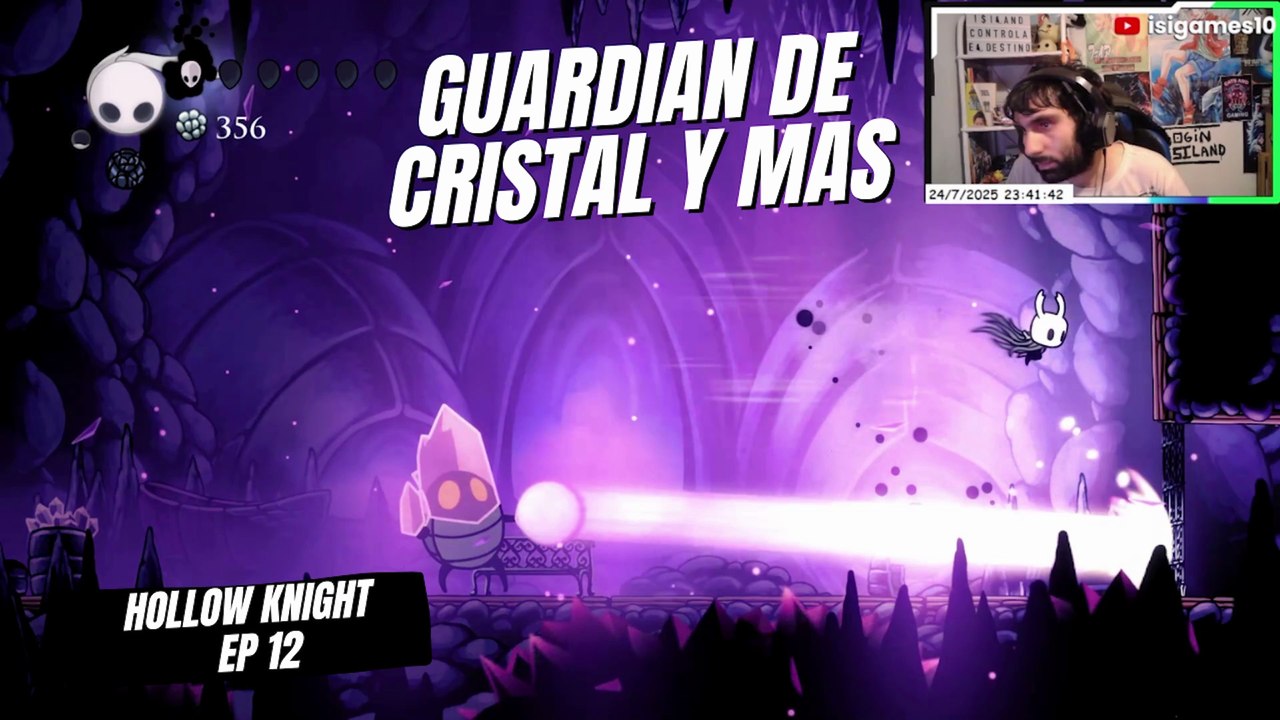 Hollow Knight Derrota del Guardian de cristal tras superar trampas traicioneras Ep 12