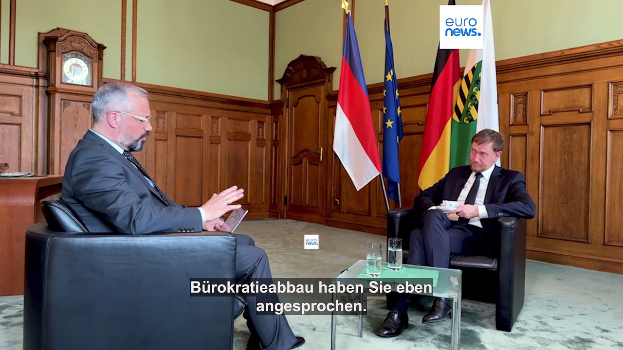 CDU-Ministerpräsident von Sachsen: 'Europa ist unsere Lebensversicherung'
