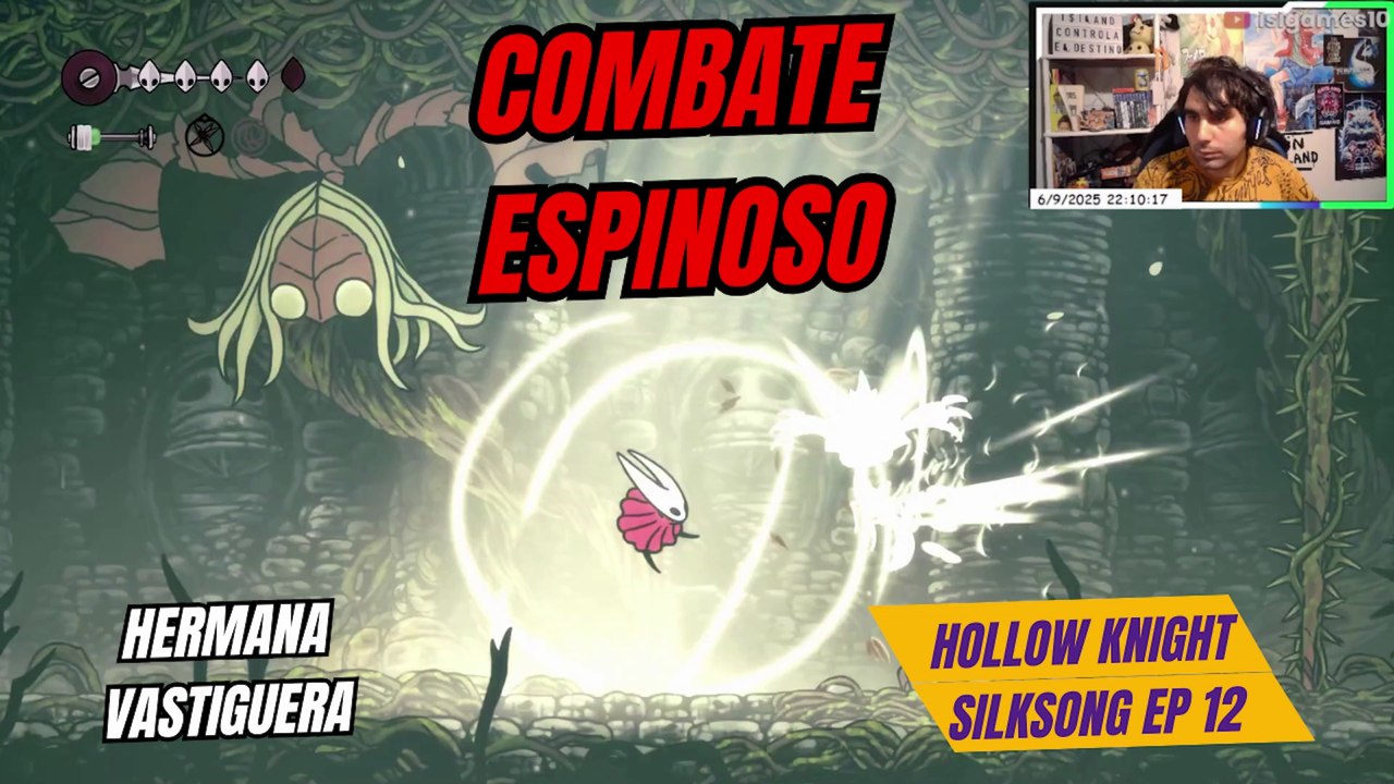 Hollow Knight Silksong Hermana Vastiguera vencida y Agarre de Pinza al fin  Ep 12
