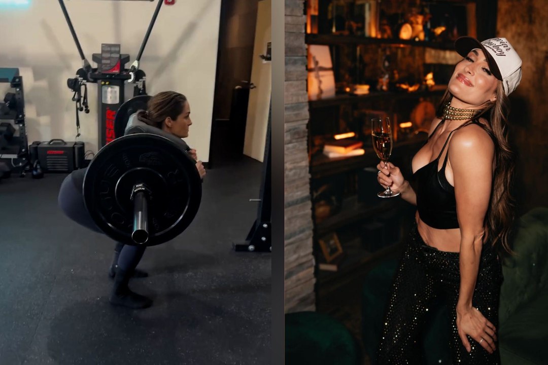 Nikki Bella is kicking butt in the gym as she r...