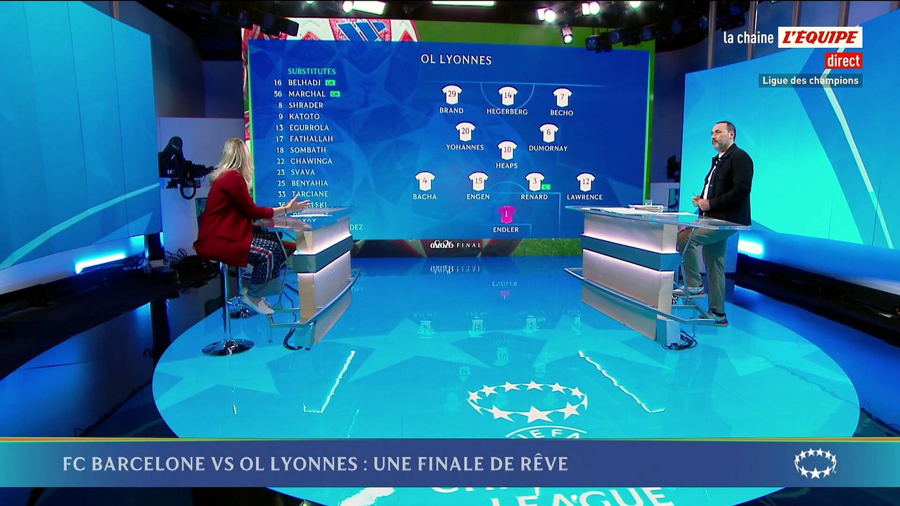 Vicki Becho titulaire en finale de Ligue des champions avec OL Lyonnes - Foot - Ligue des champions (F)