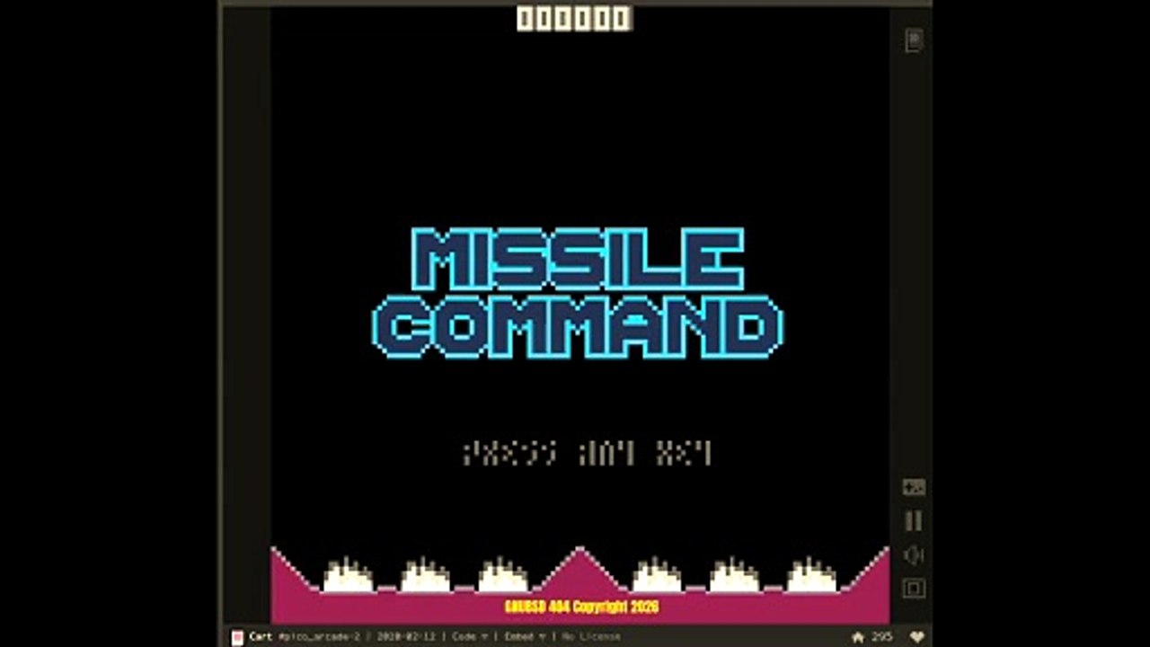 GNUBSD404 Long N128 Missile Command (Linux/Web)