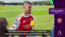 Saliba delighted that Arsenal have 'finally' won the Premier League