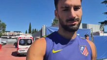 El último entrenamiento de Griezmann con el Atlético de Madrid