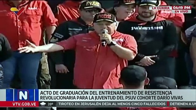 Acto de graduación del entrenamiento de resistencia revolucionaria para la juventud del PSUV cohorte Darío Vivas 08.09.2025 - Parte 2