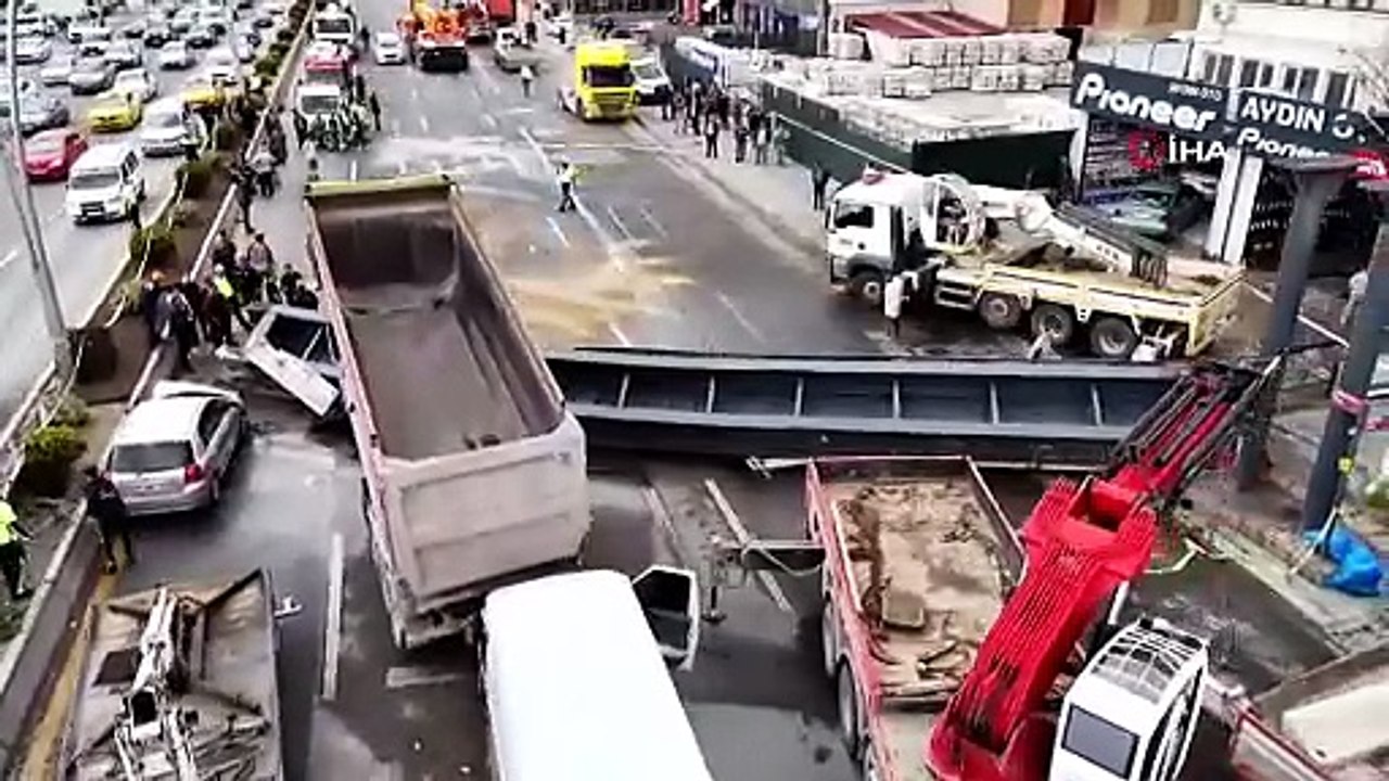 Ankara'da damperi açık kamyon faciaya neden oldu
