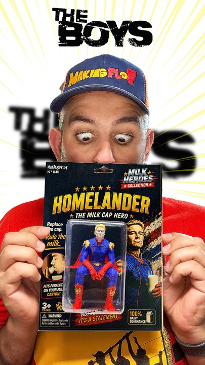 🥛 HOMELANDER MILK CAP 🦸‍♂️