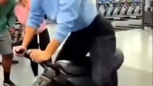 Gym Fail: Hilarious Exercise Bike Mishap!