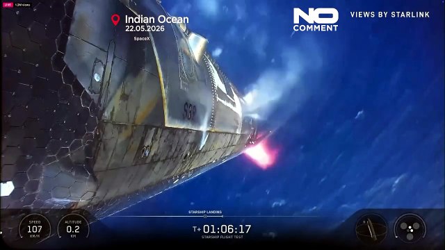 Statek Starship SpaceX eksploduje na Oceanie Indyjskim po wodowaniu