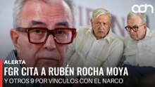 🚨¡Última Hora! FGR cita a declarar a Rubén Rocha Moya y a funcionarios por acusaciones de EE. UU.