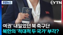 '여권' 내밀었던 북 축구단...'두 국가'만 부각? / YTN