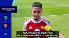 'Normal' for Arsenal to be underdogs against 'great' PSG attack - Saliba