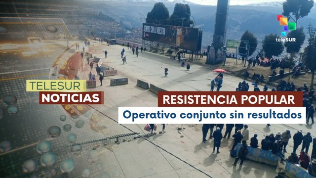 Bloqueos activos pese a operativo militar en Bolivia