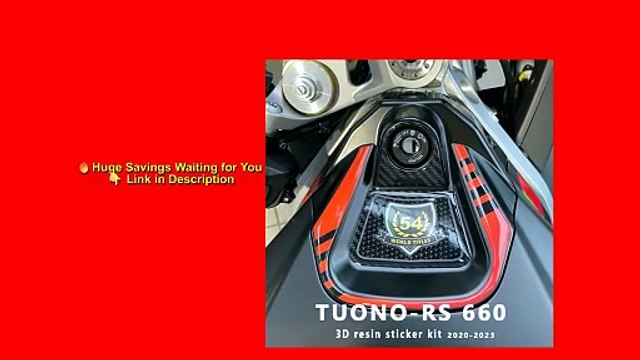 RS660 2023 3D Epoxy Sticker Protection Kit Tank Pad Anti Scratch Decal Non-slip For Aprilia RS660 T