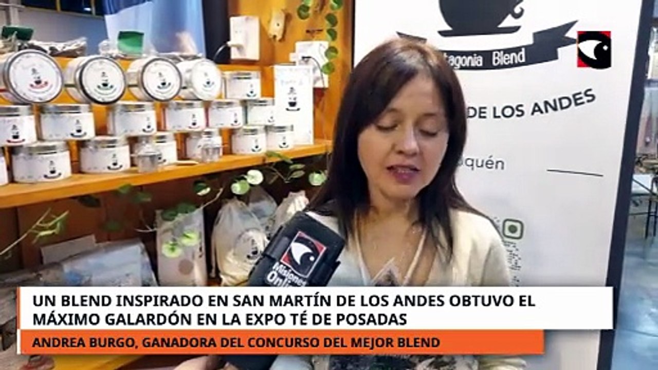 Un blend inspirado en San Martín de los Andes obtuvo el máximo galardón en la Expo Té de Posadas