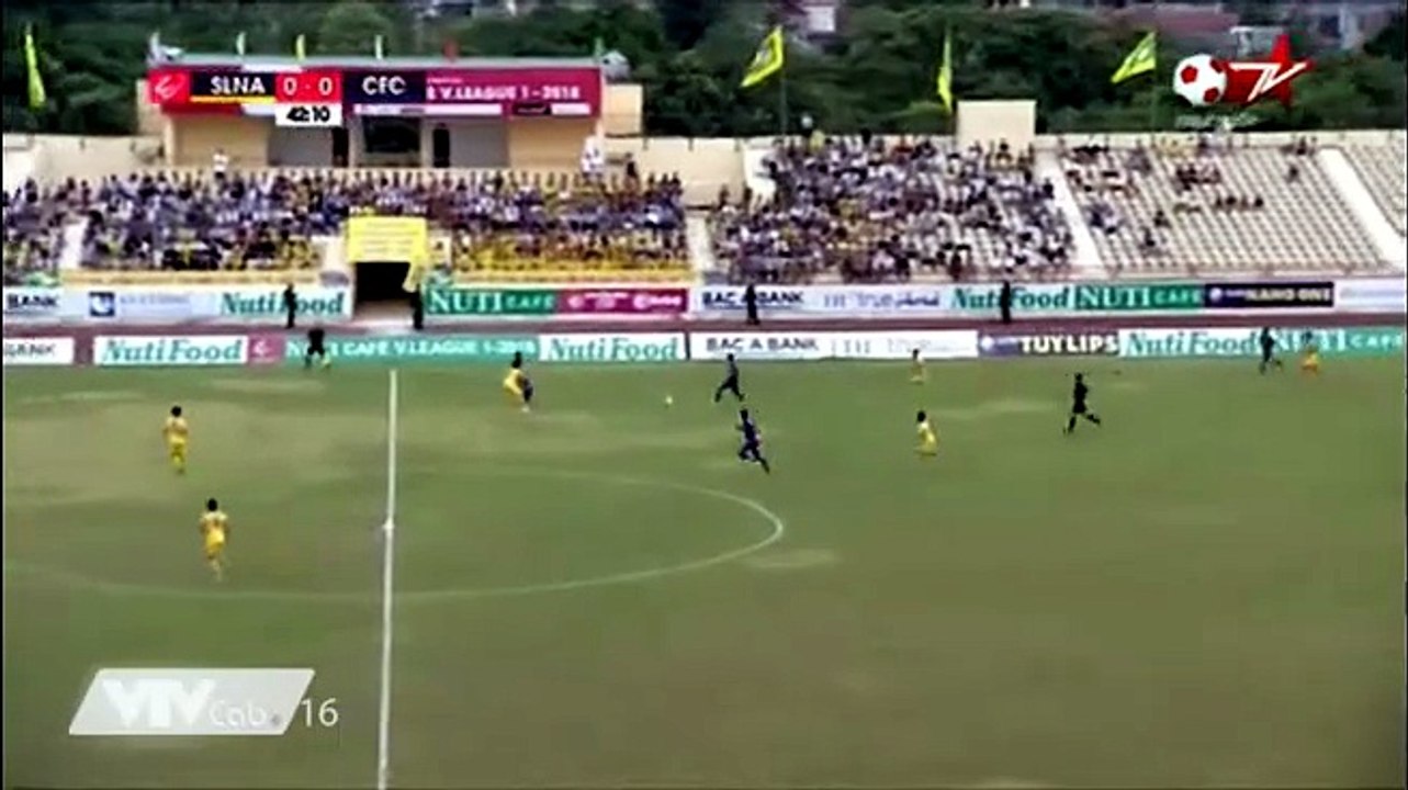 Sông Lam Nghệ An 1-0 Cần Thơ - Goals and Highlights (23/6/2018) | VTVcab 16 - Bóng Đá TV