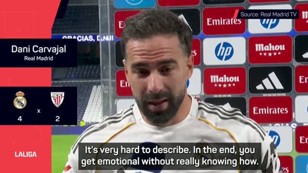 'How could I not get emotional?' - Carvajal on final Real Madrid match