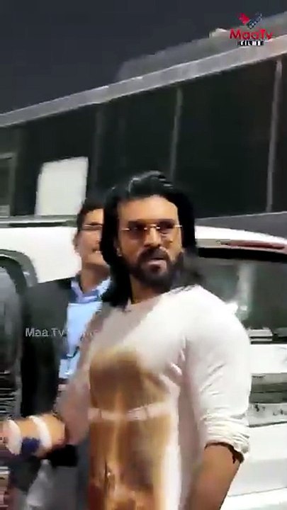 Ram Charan Grand Stage Entry 🔥 #RamCharan #MaaTVFilms #Shorts