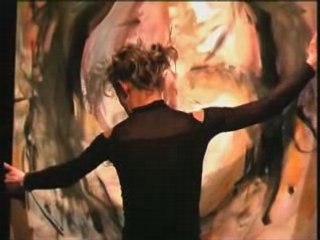 Frédérique Lemarchand  Les 4 Eléments  Peinture en direct