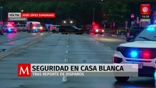 Blindan la Casa Blanca tras disparos; abaten a presunto responsable