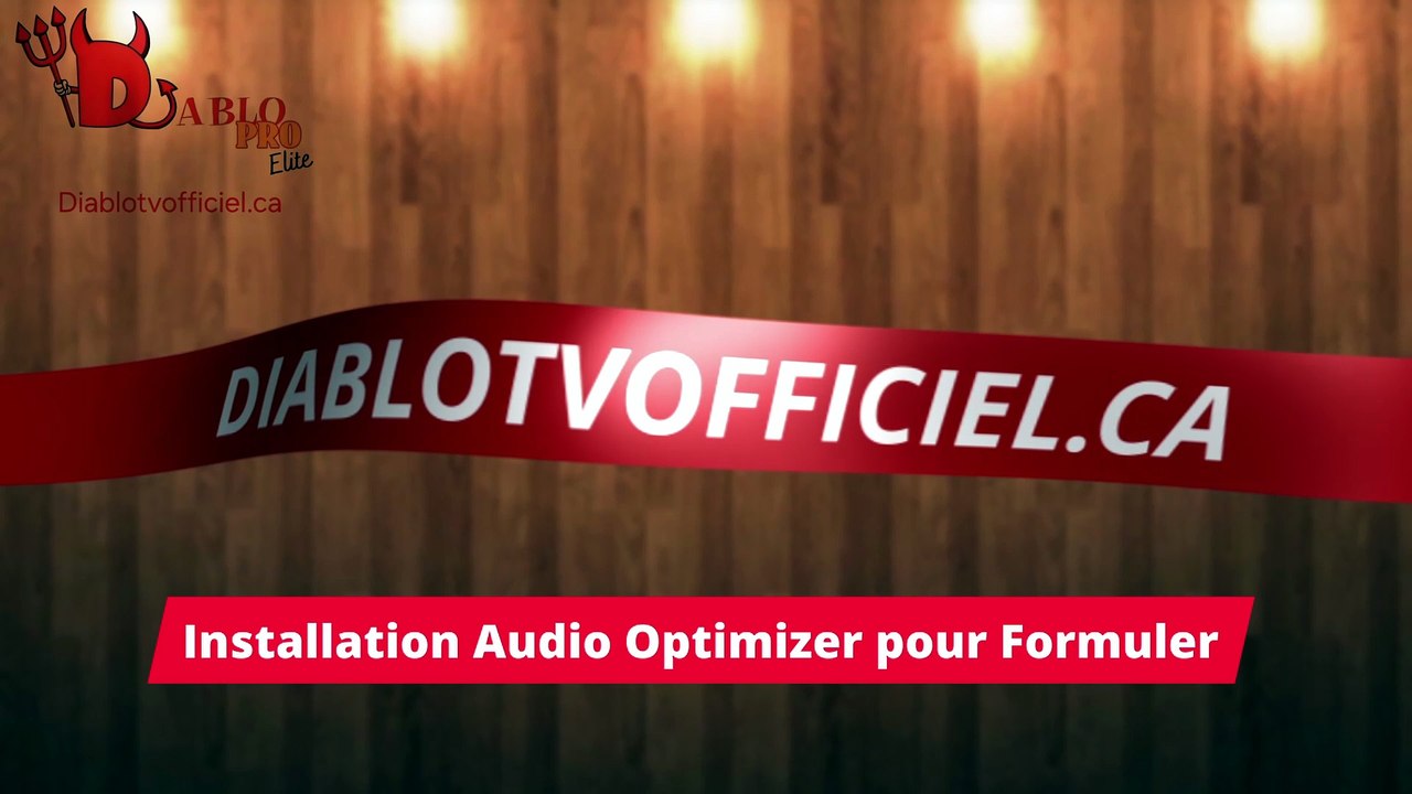 Installation de Audio Optimizer sur Formuler Z