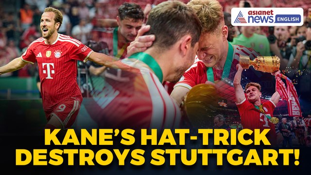 Harry Kane Hat-Trick Powers Bayern to DFB-Pokal Glory | Bayern vs Stuttgart Highlights