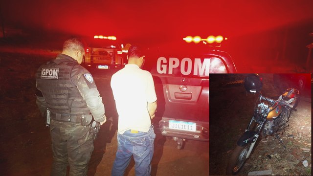 Venezuelano embriagado tenta fugir do GPOM e é detido após queda em Cascavel