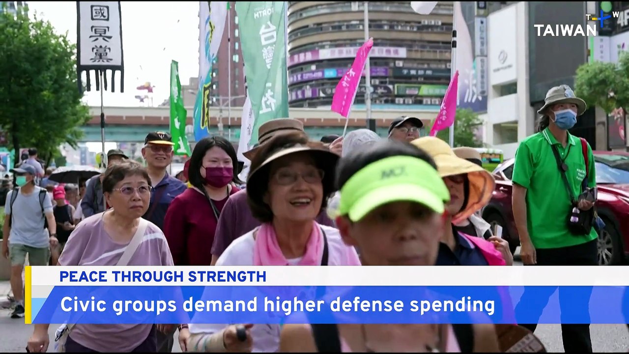 Marchers Call for Stronger Defense Amid China Tensions