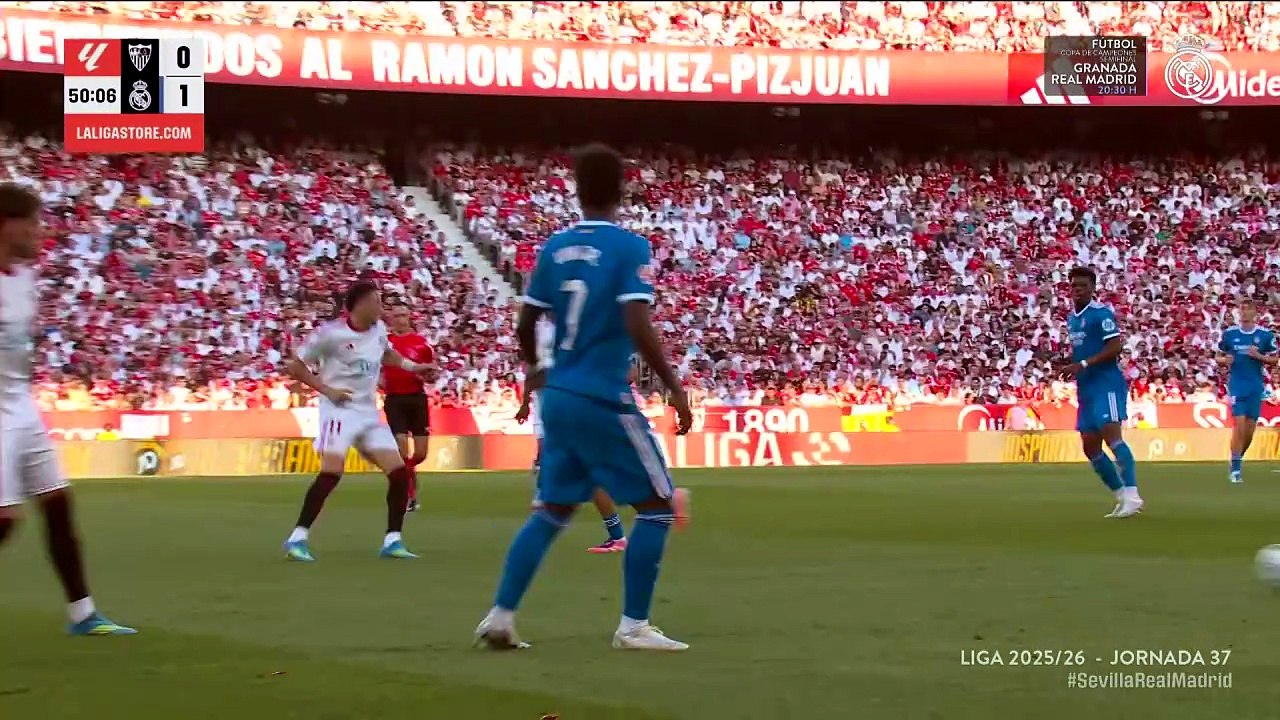 Sevilla FC vs Real Madrid CF Jornada 37 P2 Segundo tiempo segunda parte Liga 2025 2026