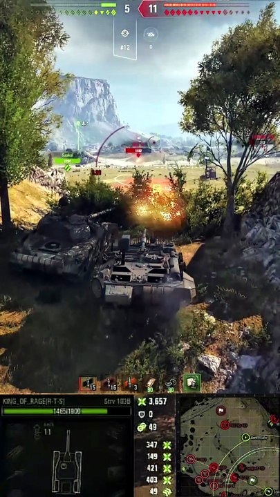 Strv 103B 12K DMG & 9 kills | Replay ID : KING_OF_RAGE